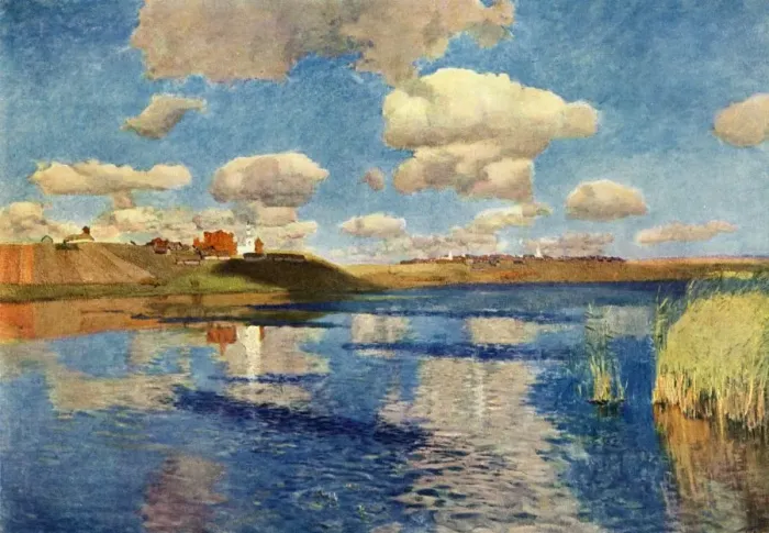 Framed Print : A Lake, 1900, (1939). Creator: Isaak Levitan Framed Print : A Lake, 1900, (1939). Creator: Isaak Levitan