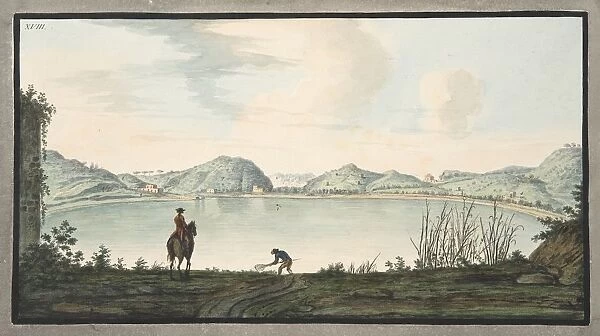 The Lake of Agnano evidently the Crater of an ancient Volcano, 1776