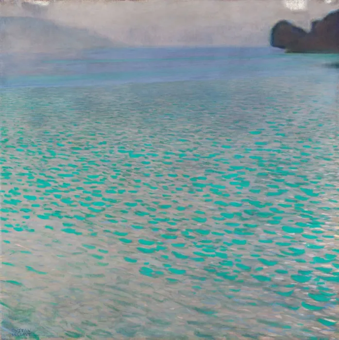 Framed Print : Lake Attersee, 1901. Artist: Klimt, Gustav (1862-1918) Framed Print : Lake Attersee, 1901. Artist: Klimt, Gustav (1862-1918)