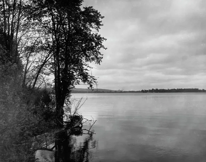 Framed Print : Lake, Bermus (i.e. Bemus Point) from Long Point, Chautauqua, N.Y. between 1880 and 1897. Creator: William H. Jackson Framed Print : Lake, Bermus (i.e. Bemus Point) from Long Point, Chautauqua, N.Y. between 1880 and 1897. Creator: William H. Jackson
