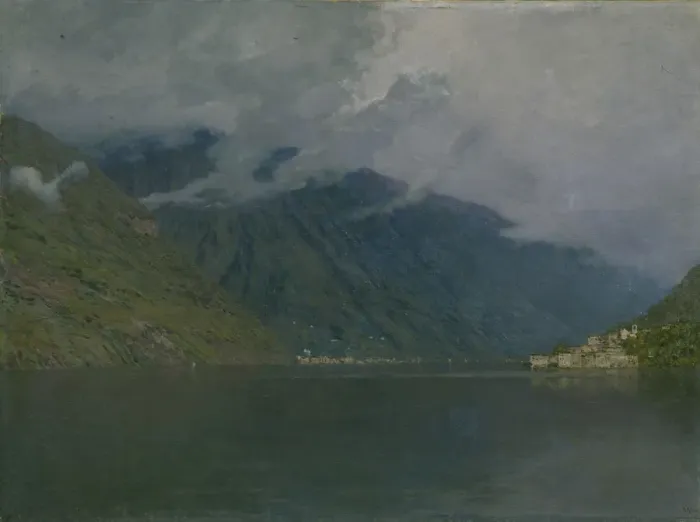 Framed Print : Lake Como, 1876. Creator: Levitan, Isaak Ilyich (1860-1900) Framed Print : Lake Como, 1876. Creator: Levitan, Isaak Ilyich (1860-1900)
