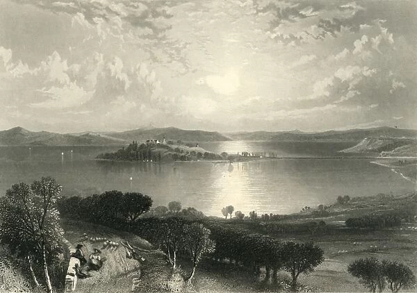 Lake of Constanz, c1872. Creator: A Willmore