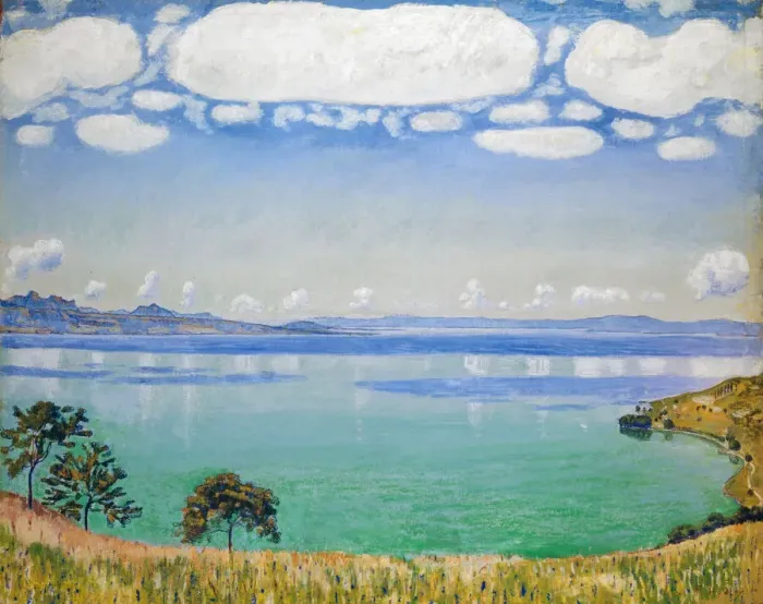 Framed Print : Lake Geneva, Seen from Chexbres, 1905. Creator: Hodler, Ferdinand (1853-1918) Framed Print : Lake Geneva, Seen from Chexbres, 1905. Creator: Hodler, Ferdinand (1853-1918)