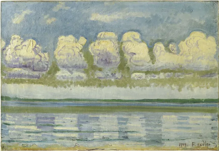 Framed Print : Lake Geneva with the Swiss Jura, 1909. Artist: Hodler, Ferdinand (1853-1918) Framed Print : Lake Geneva with the Swiss Jura, 1909. Artist: Hodler, Ferdinand (1853-1918)