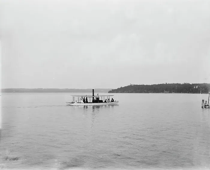 Framed Print : Lake Geneva, Wis. from Kay's [sic] Park, c1898. Creator: Unknown