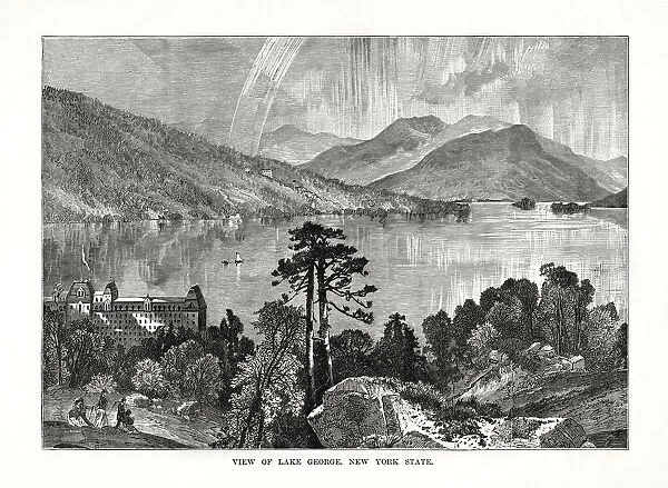 Lake George, New York State, USA, 1877