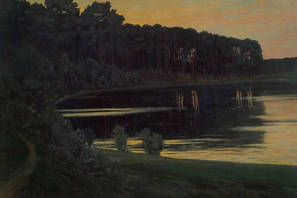 Lake Grunewald, 1895. Artist: Leistikow, Walter (1865-1908)