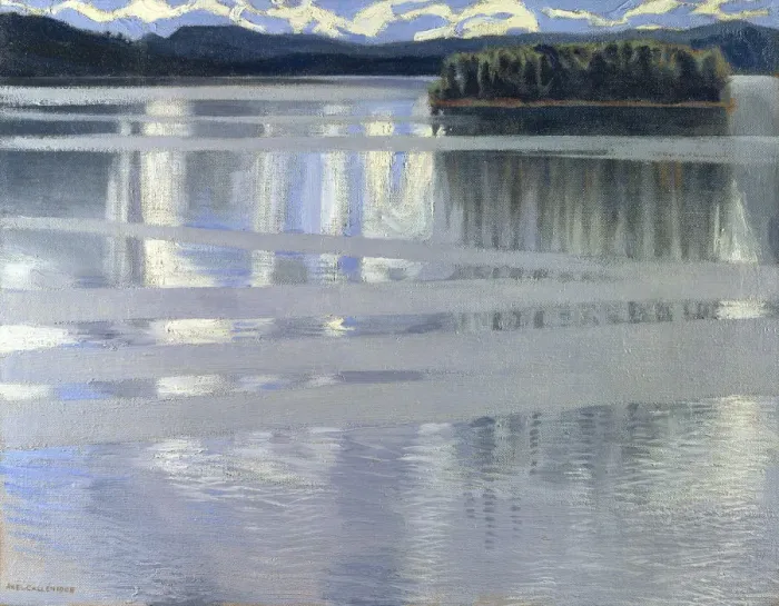 Framed Print : Lake Keitele, 1905. Artist: Gallen-Kallela, Akseli (1865-1931) Framed Print : Lake Keitele, 1905. Artist: Gallen-Kallela, Akseli (1865-1931)