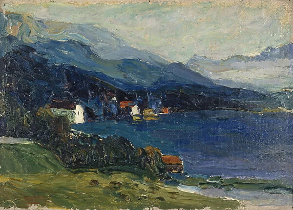Lake Kochel, c. 1902. Artist: Kandinsky, Wassily Vasilyevich (1866-1944)