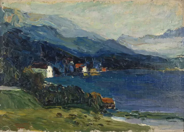 Framed Print : Lake Kochel, c. 1902. Artist: Kandinsky, Wassily Vasilyevich (1866-1944) Framed Print : Lake Kochel, c. 1902. Artist: Kandinsky, Wassily Vasilyevich (1866-1944)