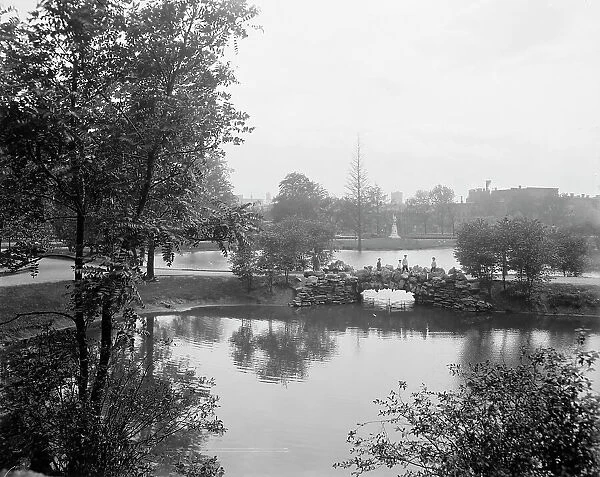 The Lake, Lincoln Park, Cincinnati, Ohio, c.between 1900 and 1910. Creator: Unknown