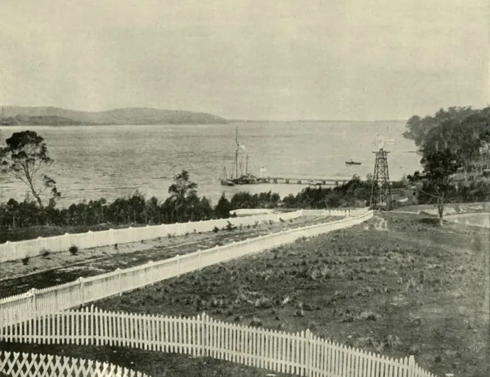 Framed Print : Lake Macquarie, from Toronto, 1901. Creator: Unknown Framed Print : Lake Macquarie, from Toronto, 1901. Creator: Unknown