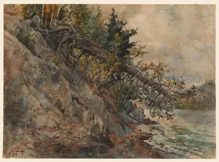 Framed Print : Lake Memphremagog, c. 1880s. Creator: Harry Fenn (American, 1838 / 45-1911) Framed Print : Lake Memphremagog, c. 1880s. Creator: Harry Fenn (American, 1838 / 45-1911)
