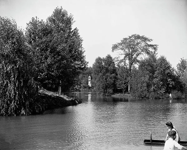 The Lake, Palmer Park, Detroit, between 1900 and 1910. Creator: Unknown