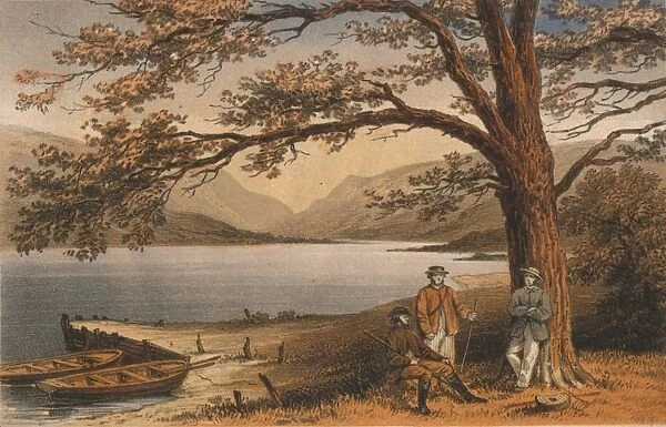 The Lake of the Pleasant Retreat. Llyn Mwyngyl, from Tal-y-Llyn, 19th century. Creator: Hanhart