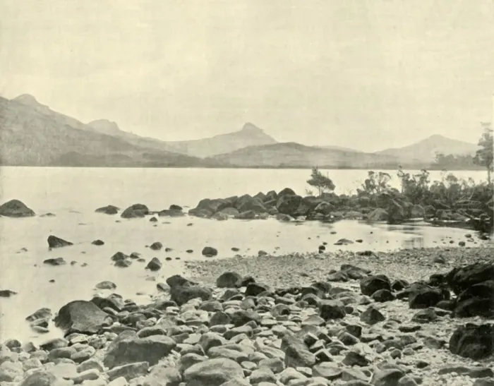 Framed Print : At Lake St. Clair, 1901. Creator: Unknown Framed Print : At Lake St. Clair, 1901. Creator: Unknown