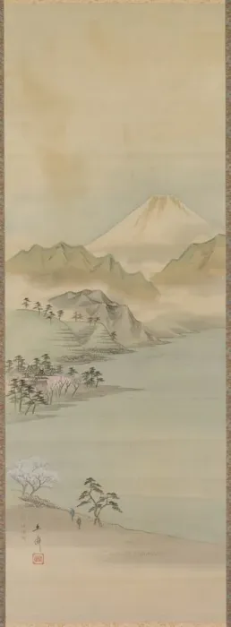 Framed Print : Lake Suwa, 19th century. Creator: Ando Hiroshige (Japanese, 1797-1858) Framed Print : Lake Suwa, 19th century. Creator: Ando Hiroshige (Japanese, 1797-1858)