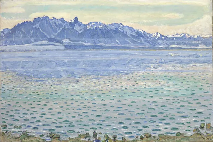 Framed Print : Lake Thun with Stockhorn Range, 1904 Framed Print : Lake Thun with Stockhorn Range, 1904