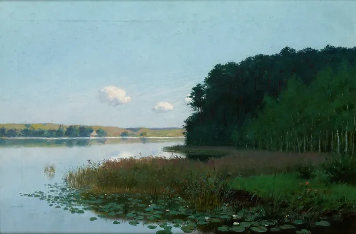 Framed Print : Lake with Water-Lilies, 1901. Creator: Stanislaw Witkiewicz Framed Print : Lake with Water-Lilies, 1901. Creator: Stanislaw Witkiewicz