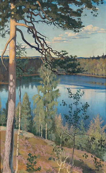 Lake on the Wilderness, 1895. Artist: Blomstedt, Vaino Alfred (1871-1947)
