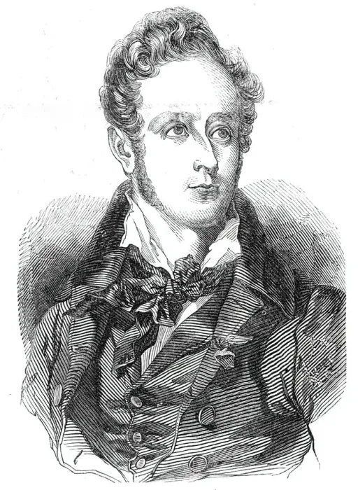 Framed Print : Lamartine, 1844. Creator: Unknown Framed Print : Lamartine, 1844. Creator: Unknown
