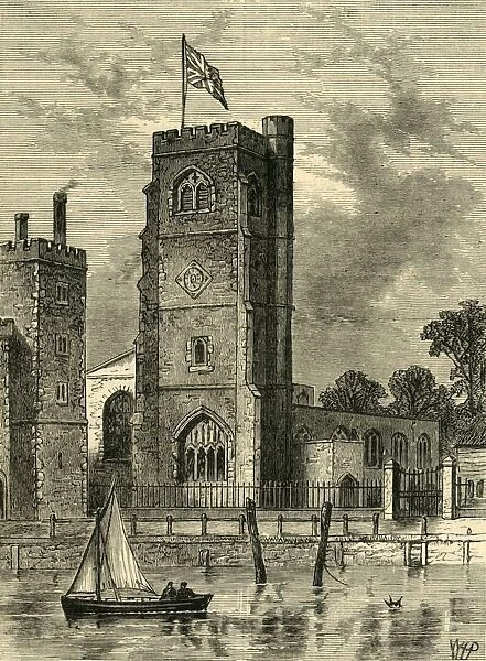 Lambeth Church (1825), (c1878). Creator: Unknown