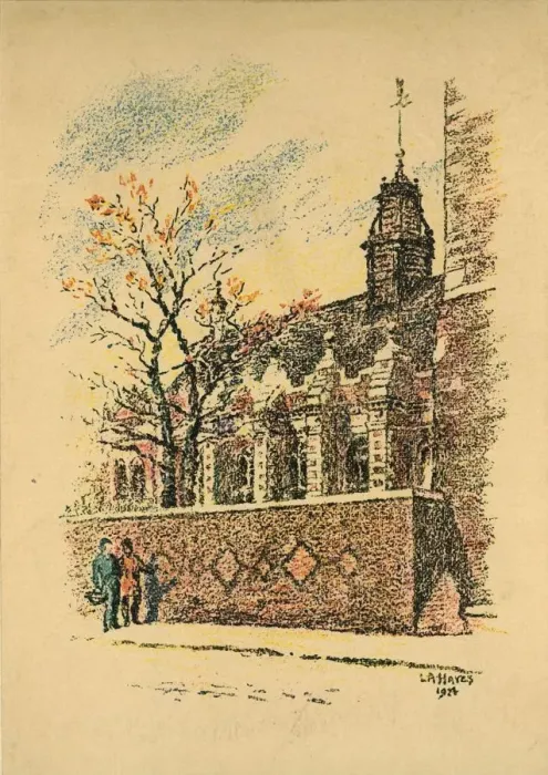 Framed Print : Lambeth Palace, 1924. Creator: L A Hayes Framed Print : Lambeth Palace, 1924. Creator: L A Hayes