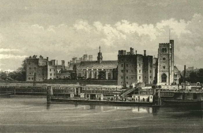 Framed Print : Lambeth Palace, c1876. Creator: Unknown Framed Print : Lambeth Palace, c1876. Creator: Unknown
