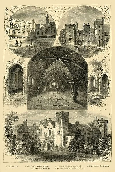 Lambeth Palace, (c1878). Creator: Unknown