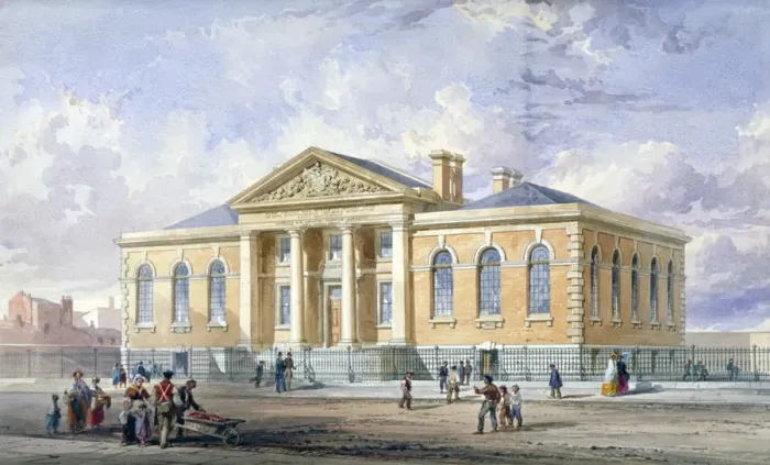 Framed Print : Lambeth Ragged School, Newport Street, Lambeth, London, 1851 Framed Print : Lambeth Ragged School, Newport Street, Lambeth, London, 1851
