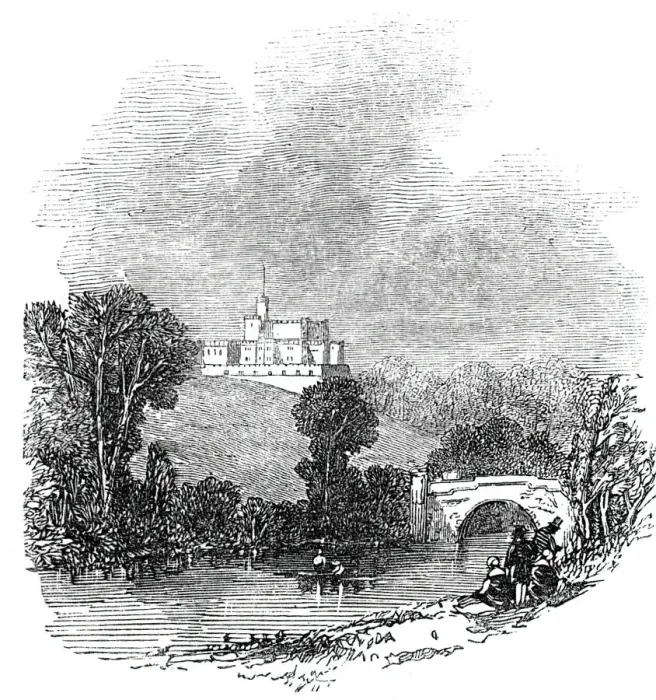 Framed Print : Lambton Castle, 1844. Creator: Unknown Framed Print : Lambton Castle, 1844. Creator: Unknown