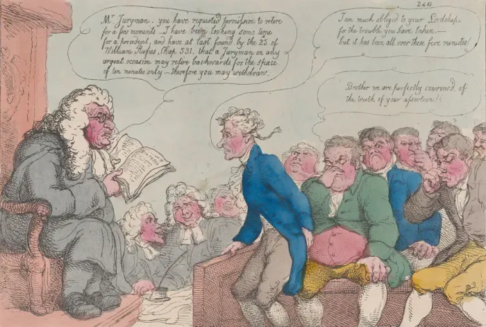 Framed Print : A Lamentable Case of a Jury-Man, March 10, 1815. March 10, 1815 Framed Print : A Lamentable Case of a Jury-Man, March 10, 1815. March 10, 1815