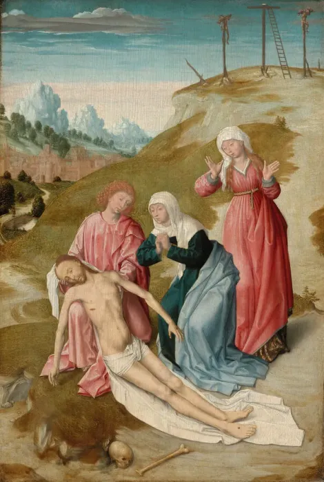Framed Print : The Lamentation, 1500 / 10. Creator: Unknown Framed Print : The Lamentation, 1500 / 10. Creator: Unknown
