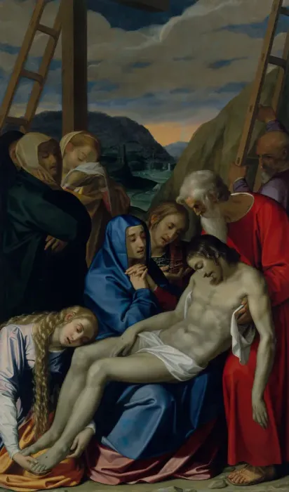 Framed Print : The Lamentation, 1593. Creator: Scipione Pulzone Framed Print : The Lamentation, 1593. Creator: Scipione Pulzone