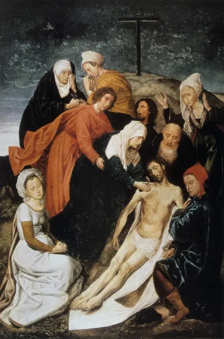 Framed Print : The Lamentation, c1479. Artist: Hugo van der Goes Framed Print : The Lamentation, c1479. Artist: Hugo van der Goes