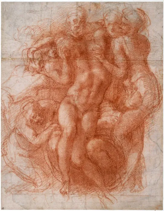 Framed Print : Lamentation, ca 1530. Artist: Buonarroti, Michelangelo (1475-1564) Framed Print : Lamentation, ca 1530. Artist: Buonarroti, Michelangelo (1475-1564)