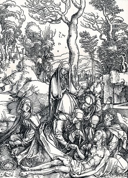 The Lamentation for Christ, 1498 (1906). Artist: Albrecht Durer