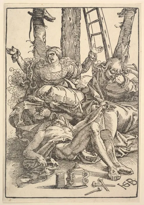 Framed Print : Lamentation for Christ, 1510. Creator: Hans Baldung Framed Print : Lamentation for Christ, 1510. Creator: Hans Baldung