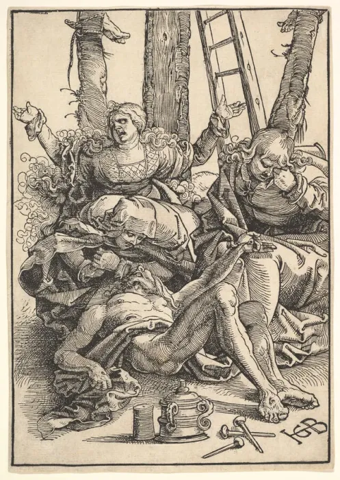 Framed Print : Lamentation for Christ, 1510. Creator: Hans Baldung