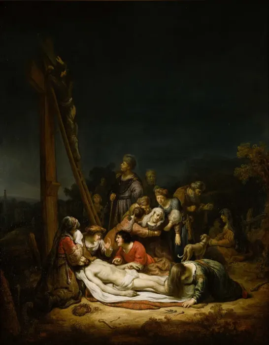 Framed Print : The Lamentation over Christ, 1637. Artist: Flinck, Govaert (1615-1660) Framed Print : The Lamentation over Christ, 1637. Artist: Flinck, Govaert (1615-1660)