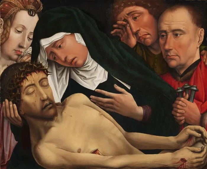 Framed Print : The Lamentation of Christ, c.1510-c.1515. Creator: Colyn de Coter Framed Print : The Lamentation of Christ, c.1510-c.1515. Creator: Colyn de Coter