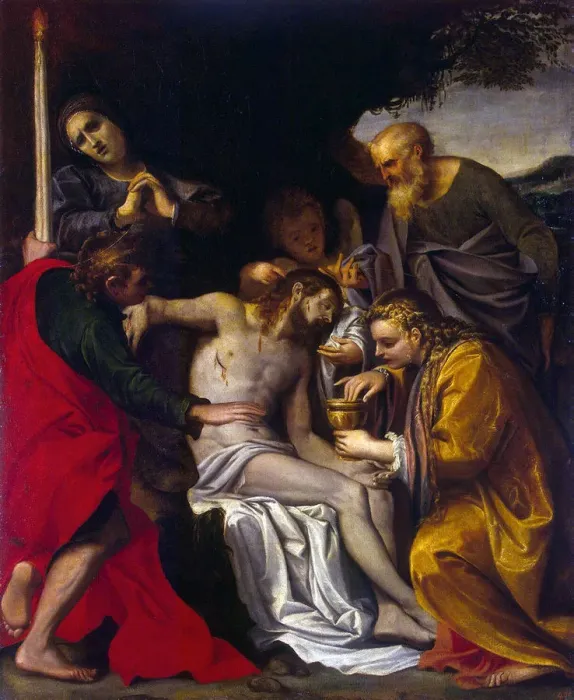 Framed Print : The Lamentation over Christ, c1586 Framed Print : The Lamentation over Christ, c1586