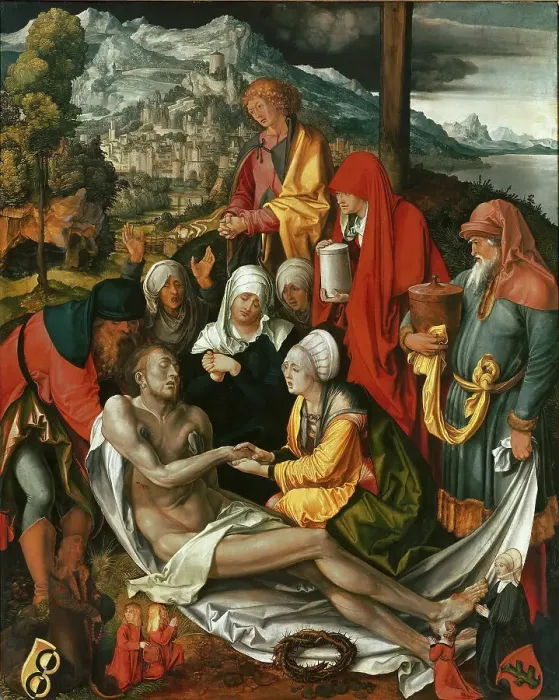 Framed Print : Lamentation of Christ (Glimm Lamentation), c. 1500. Creator: Dürer, Albrecht (1471-1528) Framed Print : Lamentation of Christ (Glimm Lamentation), c. 1500. Creator: Dürer, Albrecht (1471-1528)