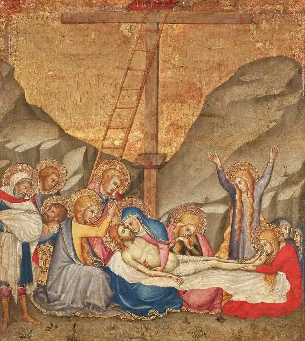 Framed Print : The Lamentation. Creator: Andrea di Bartolo Framed Print : The Lamentation. Creator: Andrea di Bartolo