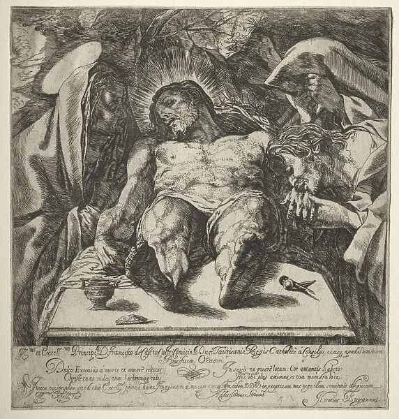 The Lamentation. Creator: Orazio Borgiani (Italian, 1578(?)-1616)