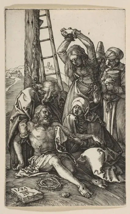 Framed Print : The Lamentation, from The Passion, 1507. Creator: Albrecht Durer Framed Print : The Lamentation, from The Passion, 1507. Creator: Albrecht Durer