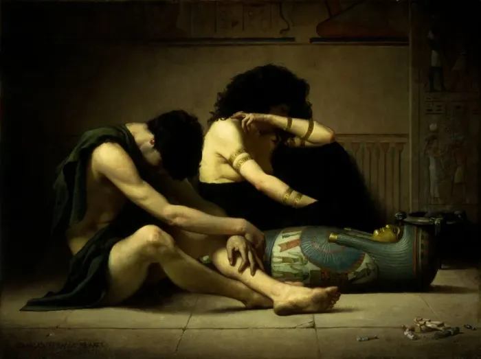 Framed Print : Lamentations over the Death of the First-Born of Egypt, 1877 Framed Print : Lamentations over the Death of the First-Born of Egypt, 1877