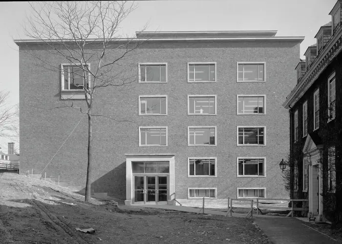 Framed Print : Lamont Library, Harvard University, Cambridge, Massachusetts, 1949. Creator: Gottscho-Schleisner, Inc Framed Print : Lamont Library, Harvard University, Cambridge, Massachusetts, 1949. Creator: Gottscho-Schleisner, Inc