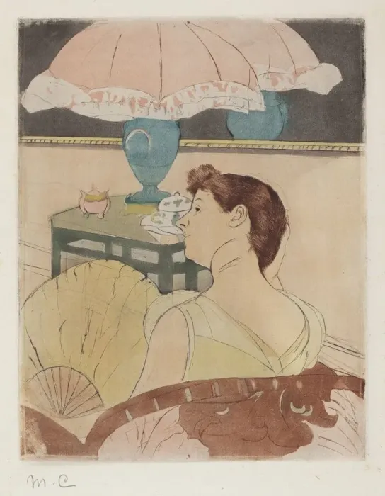 Framed Print : The Lamp, 1890-1891. Creator: Mary Cassatt Framed Print : The Lamp, 1890-1891. Creator: Mary Cassatt