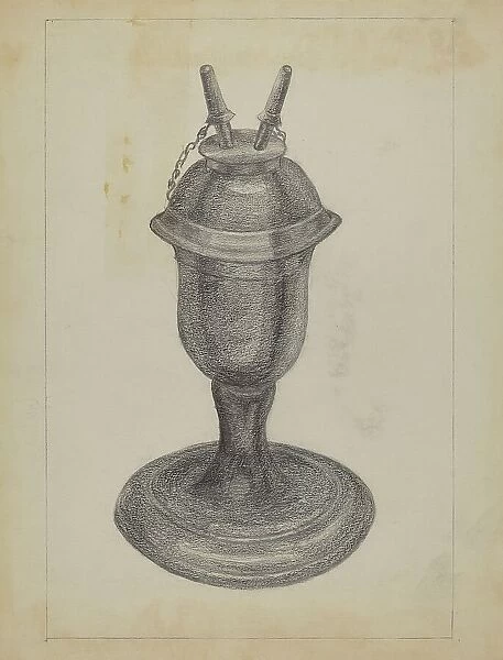 Lamp, 1935 / 1942. Creator: Carl Weiss